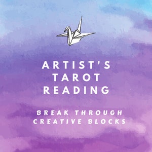 Lectura de tarot para artistas y creatividad / diario de hechizos para artistas, planificador, regalos, escritor, pintor, consejos, guía, psíquico, narración de historias, kit de narrador