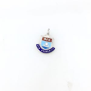 Vintage 925 Sterling Silver Canada Travel New Brunswick Souvenir Charm Pendant Necklace