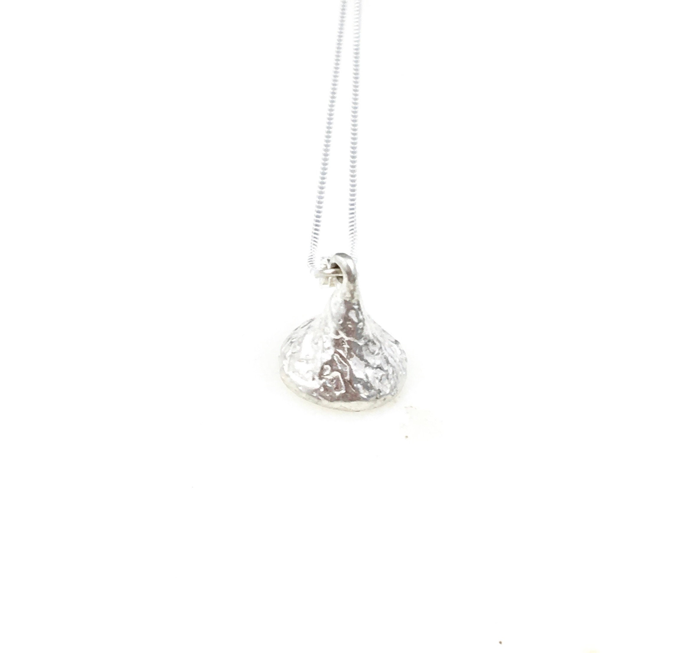 Sterling silver hershey kiss charm clearance