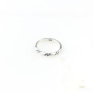 Vintage 925 Sterling Silver Minimal Band Ring Size 7.5