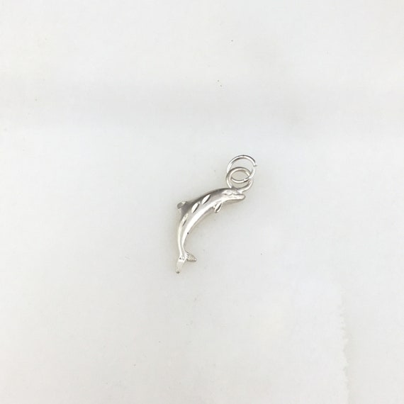 Vintage 925 Sterling Silver Dolphin Nautical Fish… - image 3