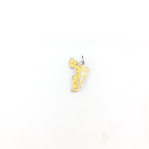 Vintage 925 Sterling Silver Florida State Charm Pendant Necklace