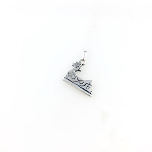 Vintage 925 Sterling Silver Mexico Aztec Inca Southwest Modernist Charm Pendant Necklace