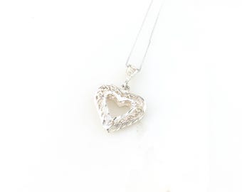 Collana con ciondolo a forma di cuore in turchese con ostrica spinosa in argento sterling 925 - Italia