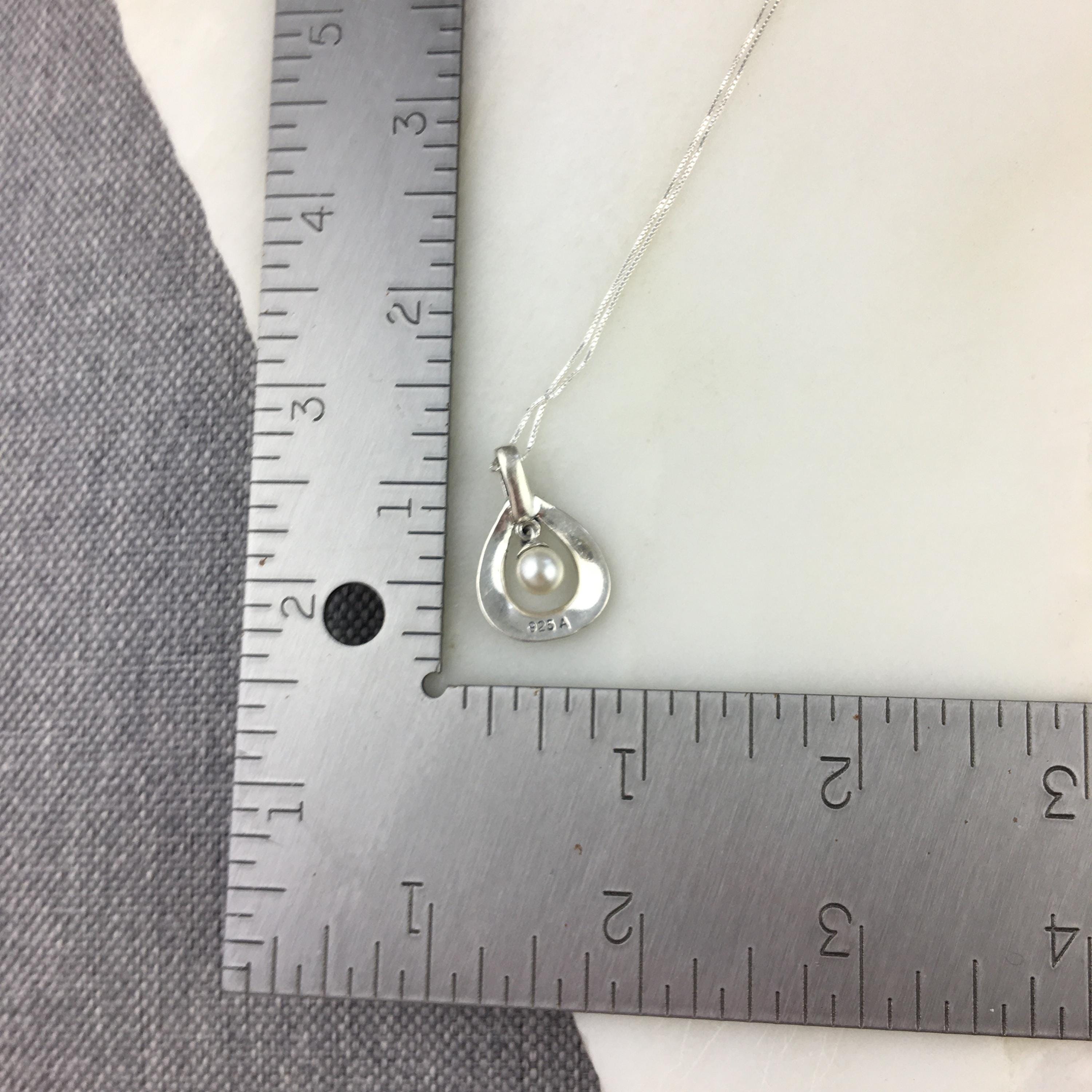 ヴィンテージ 925 スターリングシルバー デコ マーカサイト パール