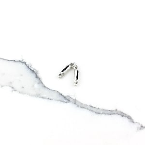 Vintage 925 Sterling Silver Ballet Slipper Shoe Dance Charm Pendant Necklace