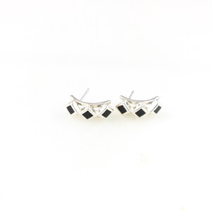 Orecchini a Cerchio Geometrici REETI in Argento Sterling 925 per Donne, Gioielli