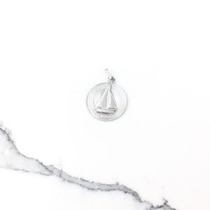 Vintage 925 Sterling Silver Bermuda Travel Souvenir Charm Pendant Necklace