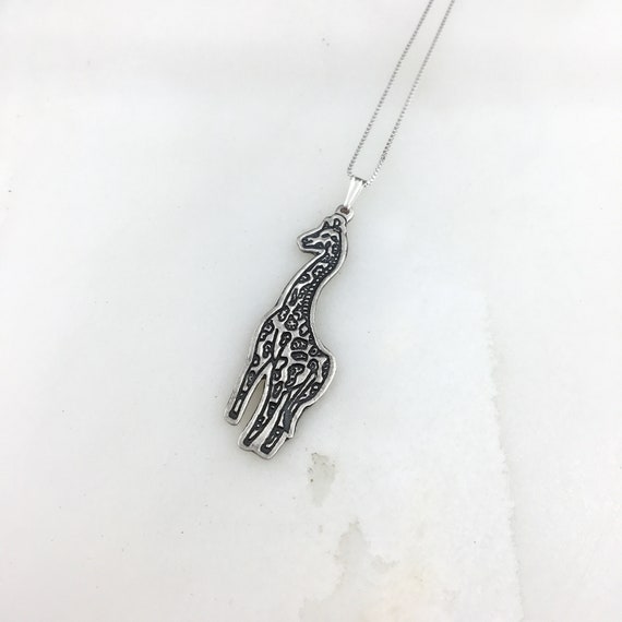 Vintage 925 Sterling Silver Mexico Giraffe Charm … - image 3