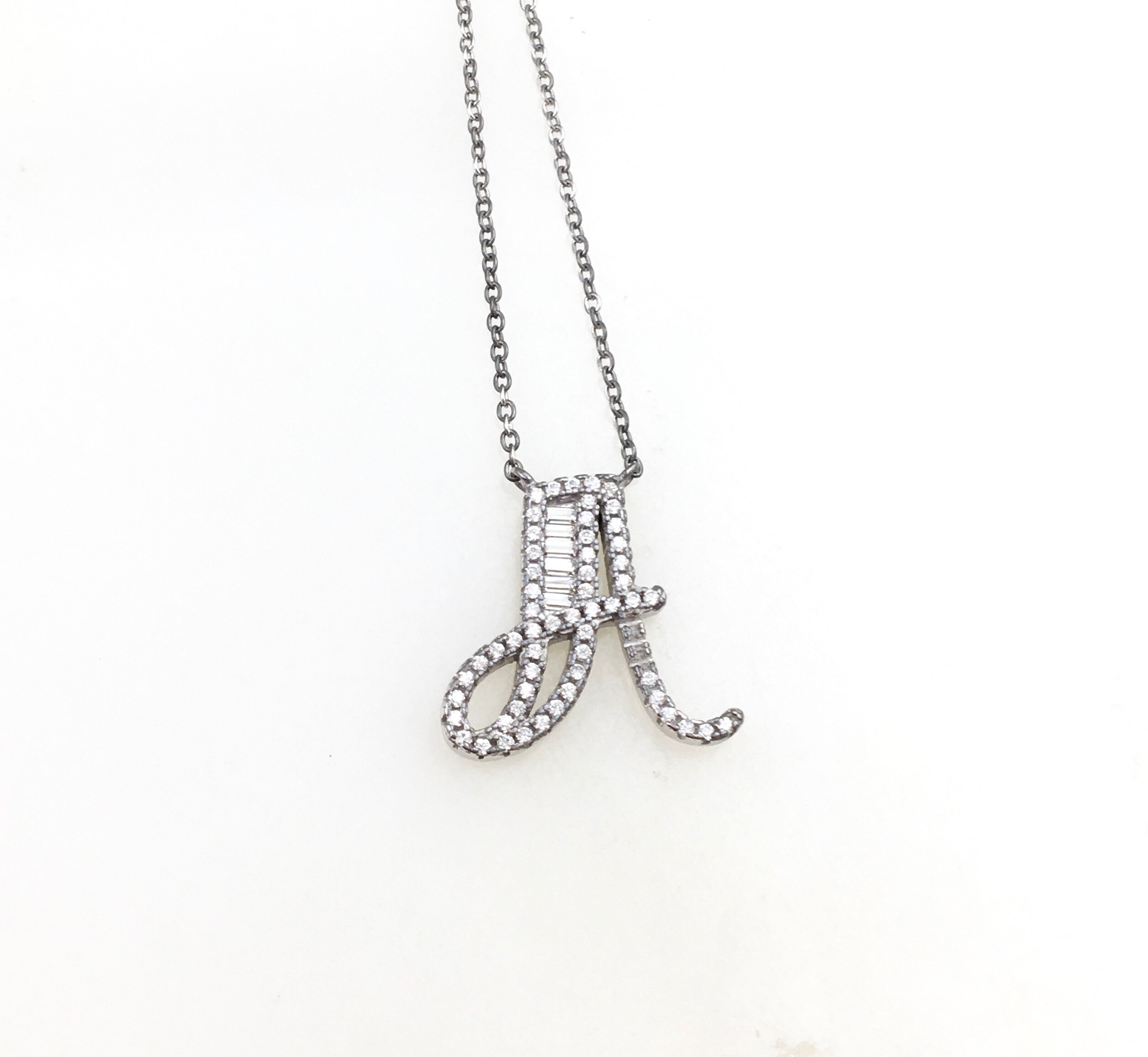 Vintage 925 Sterling Silver Initial 