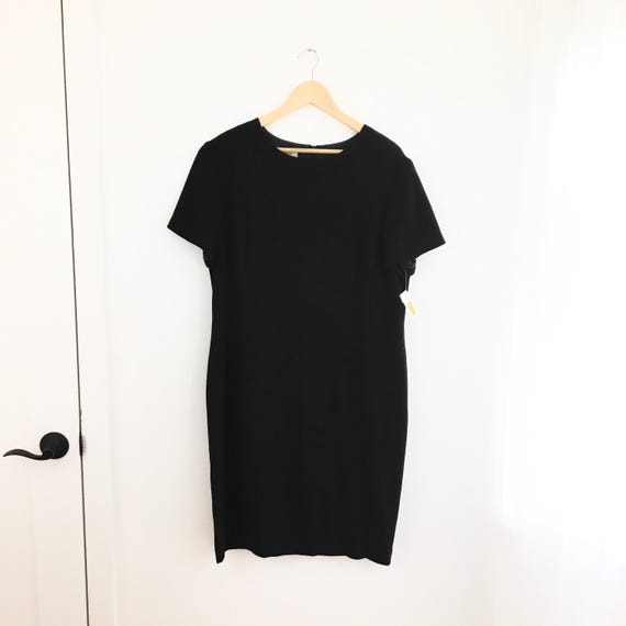 Vestido Talbots vintage de los años 90, estilo Y2K, azul marino, de manga  corta y largo hasta la rodilla, para mujer, talla 18, nuevo con