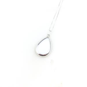 Vintage 925 Sterling Silver Mexico Mother of Pearl Pendant Necklace
