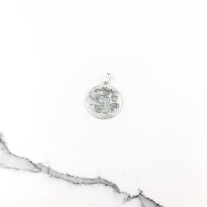 Vintage 925 Sterling Silver Florida State Charm Pendant Necklace