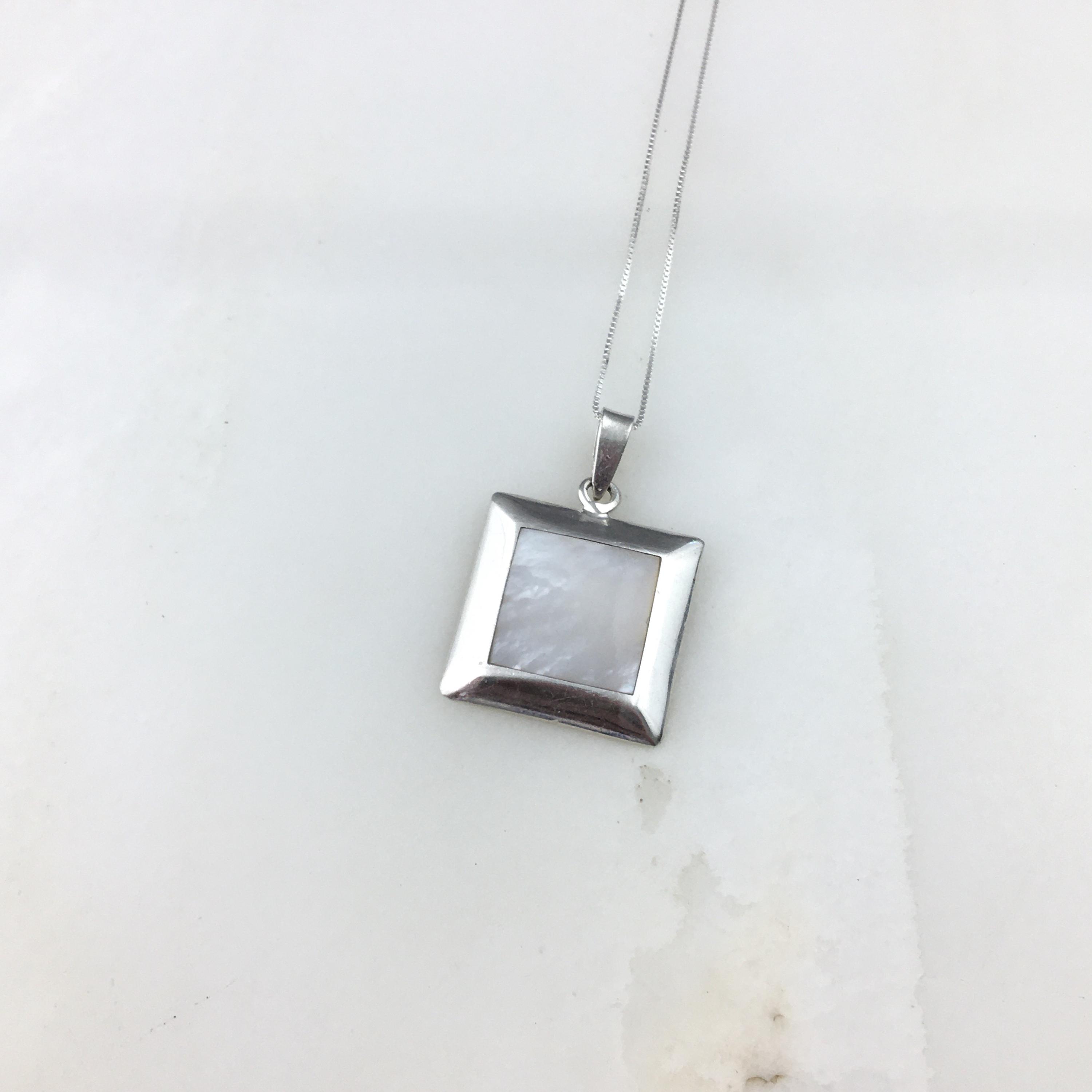ネックレス・ペンダント TATIANA SILVER925 Mother of pearl Heart Necklace NZ2037 14d3a24d-58d7-498d-8044-