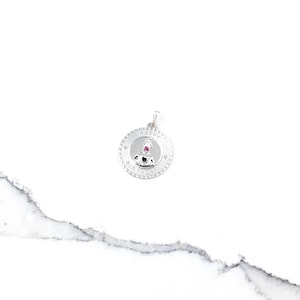 Vintage 925 Sterling Silver Happy Birthday Charm Pendant Necklace