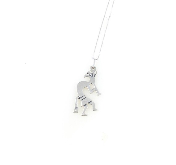 Collier Amérindien Kokopelli En Argent - Pièce Ethnique Et Symbolique D'occasion