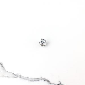 Vintage 925 Sterling Silver Police European Bead Slide Charm Pendant