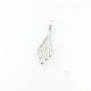 Vintage 925 Sterling Silber Minimal Charm Anhänger Halskette