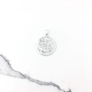Vintage 925 Sterling Silver Happy Birthday Charm Pendant Necklace