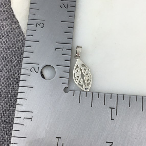 Vintage 925 Sterling Silver Infinity Celtic Knot … - image 2