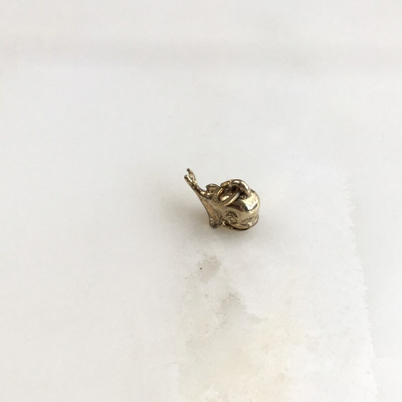 Vintage 925 Sterling Silver Gold Vermeil Whale Charm Pendant