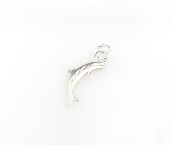 Vintage 925 Sterling Silver Dolphin Nautical Fish… - image 1
