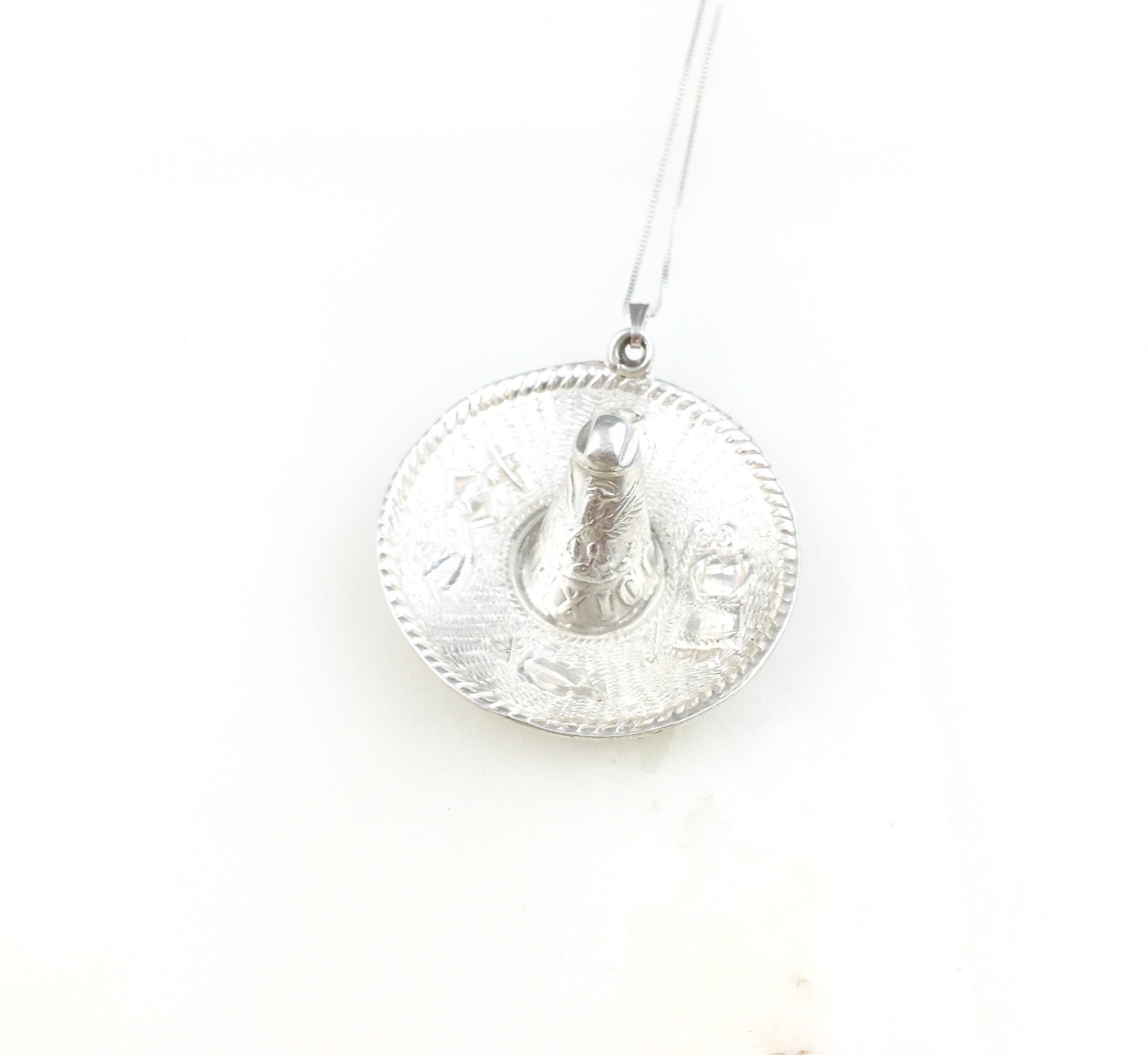 Vintage 925 Sterling Silver Mexico Southwest Sombrero Charm