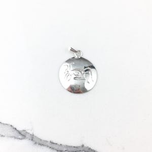 Vintage 925 Sterling Silver Bug Insect Charm Pendant Necklace