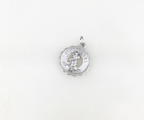 Vintage 925 Sterling Silver Virgin Islands Travel Souvenir Charm Pendant