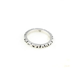 Vintage 925 Sterling Silver Minimal Band Ring Size 6.25