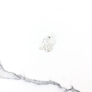 Vintage 925 Sterling Silver Love Charm Pendant Necklace