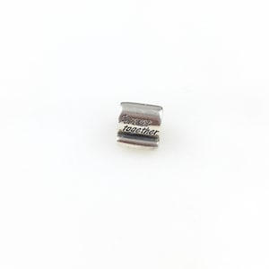 Vintage 925 Sterling Silber Pandora Europäische Zusammen Für immer Slide Bead Charm