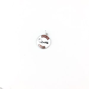 Vintage 925 Sterling Silver Bermuda Travel Souvenir Charm Pendant Necklace