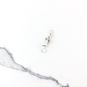 Vintage 925 Sterling Silver Key To My Heart Charm Pendant Necklace