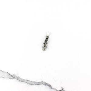 Vintage 925 Sterling Silver Ballet Slipper Shoe Dance Charm Pendant Necklace