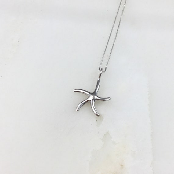 Vintage 925 Sterling Silver Starfish Beach Tropic… - image 3