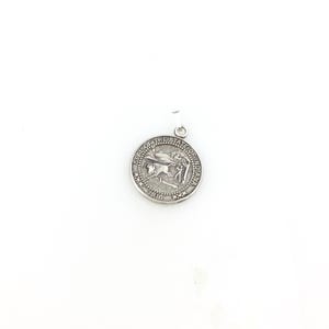 Vintage 925 Sterling Silver Indiana State Travel Souvenir Charm Pendant Necklace