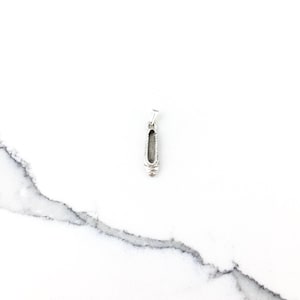 Vintage 925 Sterling Silver Ballet Slipper Shoe Dance Charm Pendant Necklace