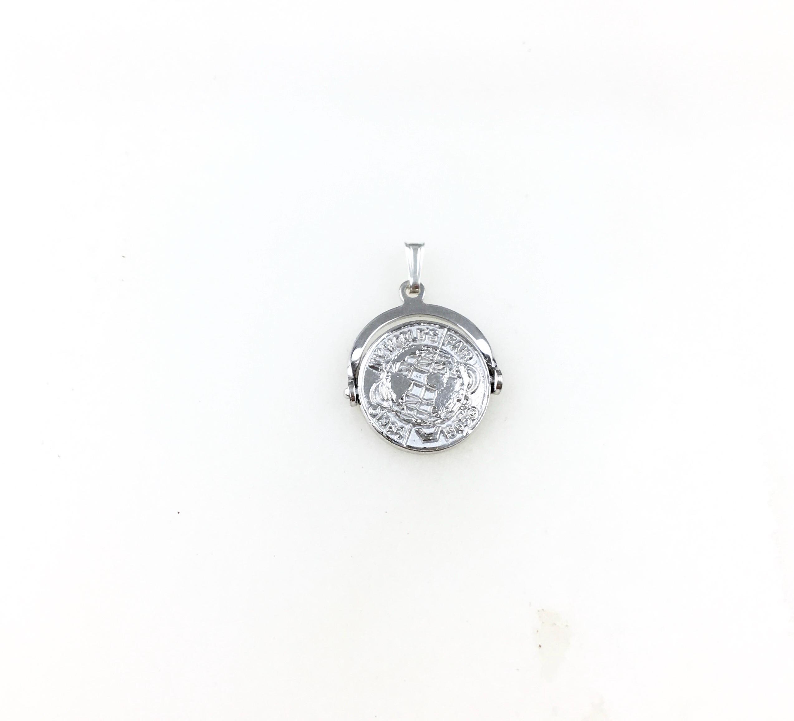 Vintage 925 Sterling Silver NY Worlds Fair 1964 Charm Pendant