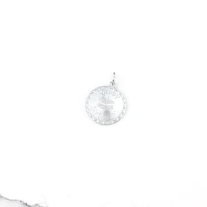 Vintage 925 Sterling Silver Happy Birthday Charm Pendant Necklace