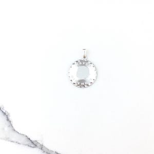 Vintage 925 Sterling Silver Happy Birthday Charm Pendant Necklace