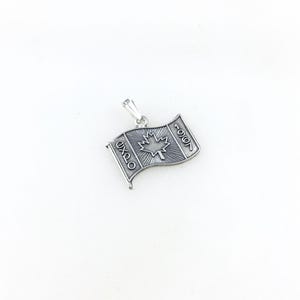 Vintage 925 Sterling Silver Canada Travel Montreal Expo Souvenir Charm Pendant Necklace