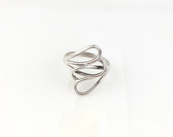 THTHT Vintage S925 Silver Ring Womens Opening Crusader Flower Fashion Creative Gift Personality THTHT Vintage S925 Silver Ring Womens Opening Crusader Flower Fashion Creative Gift Personality