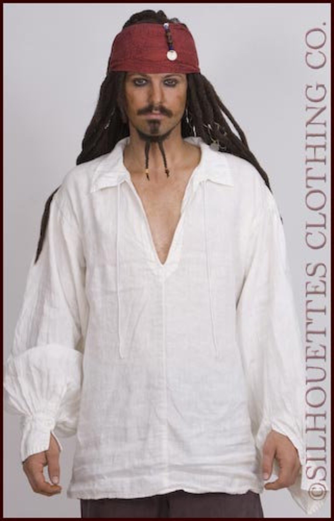 linen pirate shirt