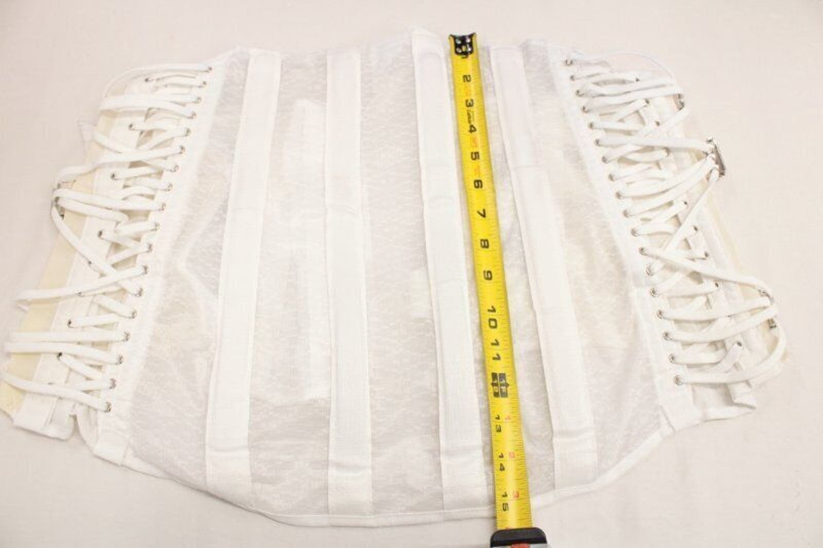 Vintage SAI Corset Steel Boning Back Support Buckles Hook/loop Tape XL ...