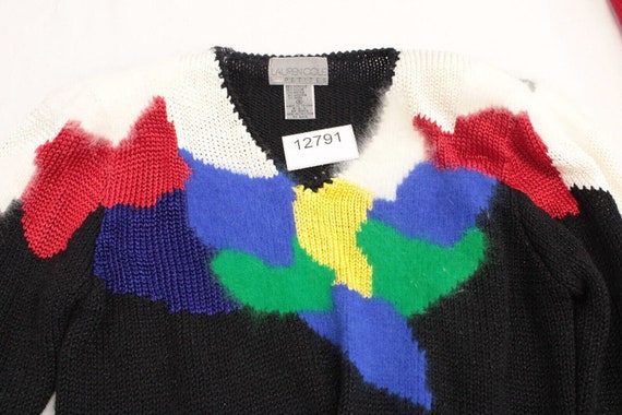 Vintage Lauren Cole Sweater Womens Small Color Bl… - image 9