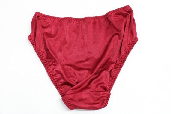 Vintage Shiny Stretch Satin Pantie Briefs Medium … - image 10