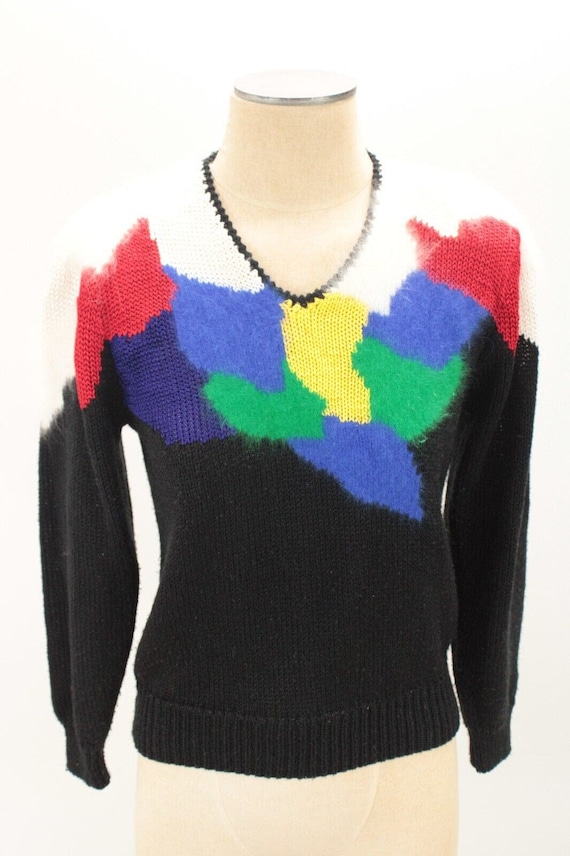 Vintage Lauren Cole Sweater Womens Small Color Blo