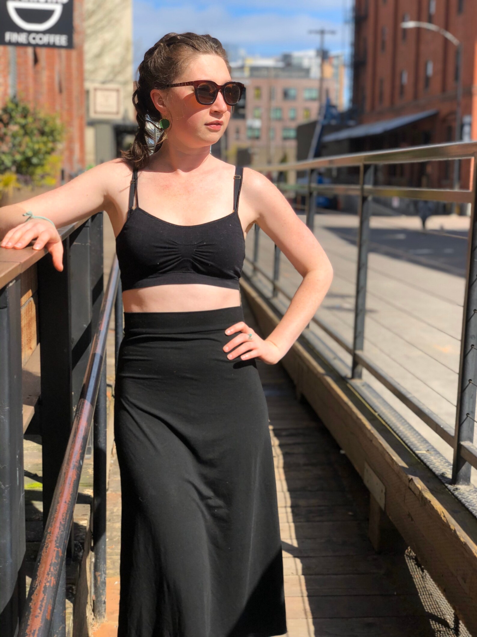 Agnes Midi Skirt in Sequin main image 1