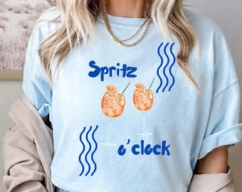 Spritz Shirt, Cocktail Shirt, Feelin Spritzy T-shirt, Spritz Club Tee, Summer Cocktail Shirt, Spritz Shirt, Vacation T-shirt